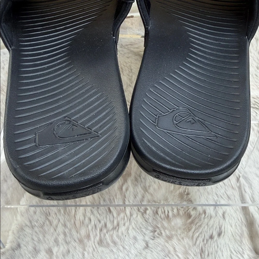 Quiksilver |  Black Coast Adjust Sandal, Size 9 NWT